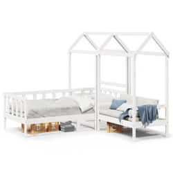 VidaXL 3282221 kids bed White Wood