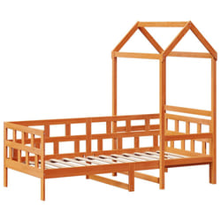 VidaXL 3282239 kids bed Brown Wood