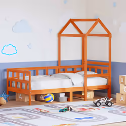 VidaXL 3282242 kids bed Brown Wood