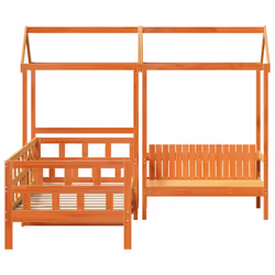 VidaXL 3282251 kids bed Brown Wood