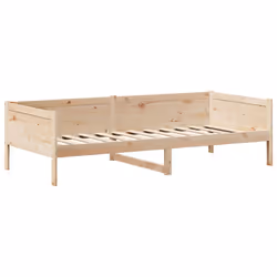 vidaXL Day Bed with Roof Sofa Bed Daybed Guest Bed 80x200 cm Solid Wood Pine - Additional view 4