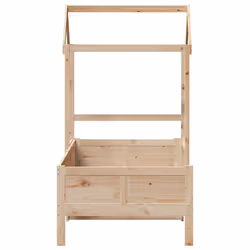 vidaXL Day Bed with Roof Sofa Bed Daybed Guest Bed 80x200 cm Solid Wood Pine - Additional view 5