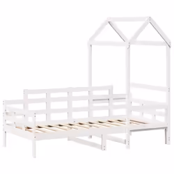 VidaXL 3282301, Sofa bed, White, Pinewood, 1080 mm, 700 mm, 1765 mm