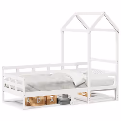 VidaXL 3282329, Sofa bed, White, Pinewood, 1080 mm, 700 mm, 1765 mm