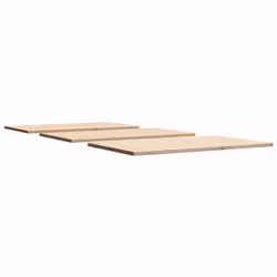 vidaXL Table Tops Replacement Dining Table Top Rectangular Solid Wood Pine - 80 x 47 x 1,7 cm/ 3 pcs - Additional view 4