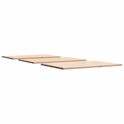 vidaXL Table Tops Replacement Dining Table Top Rectangular Solid Wood Pine - 80 x 53 x 1,7 cm/ 3 pcs - Additional view 4