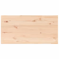 vidaXL Table Tops Replacement Dining Table Top Rectangular Solid Wood Pine - 90 x 45 x 1,7 cm/ 4 pcs - Additional view 2
