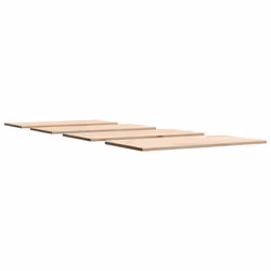 vidaXL Table Tops Replacement Dining Table Top Rectangular Solid Wood Pine - 90 x 45 x 1,7 cm/ 4 pcs - Additional view 4