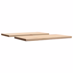 vidaXL Table Tops Replacement Dining Table Top Rectangular Solid Wood Pine - 70 x 35 x 2,5 cm/ 2 pcs - Additional view 4