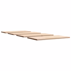 vidaXL Table Tops Replacement Dining Table Top Rectangular Solid Wood Pine - 90 x 45 x 2,5 cm/ 4 pcs - Additional view 4