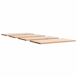 vidaXL Table Tops Replacement Dining Table Top Rectangular Solid Wood Pine - 100 x 50 x 2,5 cm/ 4 pcs - Additional view 4