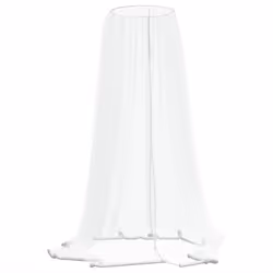 vidaXL Mosquito Net for Umbrella Bug Netting Mosquito Mesh Neting 220 Mesh - white, 300 x 230 cm