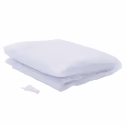 vidaXL Mosquito Net for Umbrella Bug Netting Mosquito Mesh Neting 220 Mesh - white, 300 x 230 cm