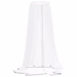 vidaXL Mosquito Net for Umbrella Bug Netting Mosquito Mesh Neting 220 Mesh - white, 330 x 250 cm