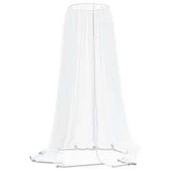 vidaXL Mosquito Net for Umbrella Bug Netting Mosquito Mesh Neting 220 Mesh - white, 330 x 250 cm