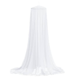 vidaXL Mosquito Net for Bed Mosquito Mesh Net Bed Tent Canopy 220 Mesh White - 850 cm