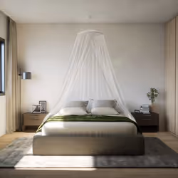 vidaXL Mosquito Net for Bed Mosquito Mesh Net Bed Tent Canopy 220 Mesh White - 850 cm