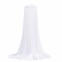vidaXL Mosquito Net for Bed Mosquito Mesh Net Bed Tent Canopy 220 Mesh White - 1020 cm