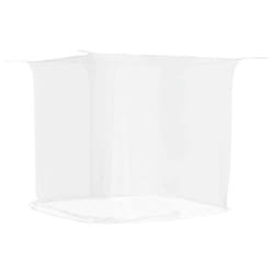 vidaXL Hanging Mosquito Net Bed Mosquito Mesh Net Bed Canopy 156 Mesh White - 220 x 100 x 150 cm