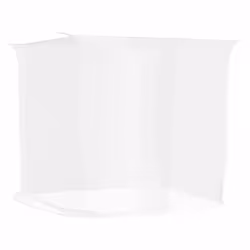 vidaXL Hanging Mosquito Net Bed Mosquito Mesh Net Bed Canopy 156 Mesh White - 220 x 100 x 150 cm - Additional view 6