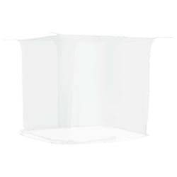 vidaXL Hanging Mosquito Net Bed Mosquito Mesh Net Bed Canopy 156 Mesh White - 220 x 120 x 150 cm