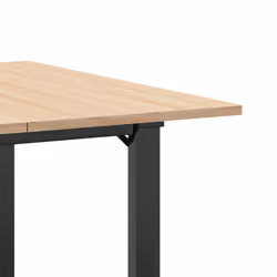 vidaXL Dining Table O-Frame Kitchen Dinner Table Solid Wood Pine and Cast Iron - Additional view 6