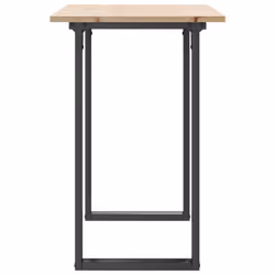 vidaXL Dining Table O-Frame Kitchen Dinner Table Solid Wood Pine and Cast Iron - Additional view 4