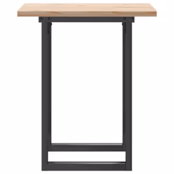 vidaXL Dining Table O-Frame Kitchen Dinner Table Solid Wood Pine and Cast Iron - Additional view 4