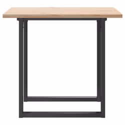 vidaXL Dining Table O-Frame Kitchen Dinner Table Solid Wood Pine and Cast Iron - Additional view 4
