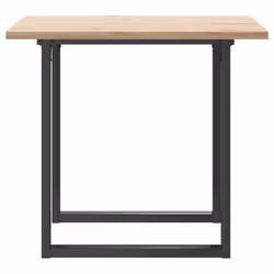 vidaXL Dining Table O-Frame Kitchen Dinner Table Solid Wood Pine and Cast Iron - Additional view 4