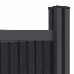 vidaXL Fence Panel Patio Outdoor Privacy Fence Board Garden Picket Fence WPC - grey, 353 x 186 cm - Additional view 8