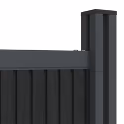 vidaXL Fence Panel Patio Outdoor Privacy Fence Board Garden Picket Fence WPC - grey, 526 x 186 cm - Additional view 8