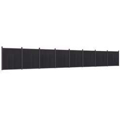 vidaXL Fence Panel Patio Outdoor Privacy Fence Board Garden Picket Fence WPC - grey, 1391 x 186 cm