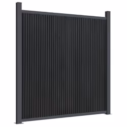 vidaXL Fence Panel Patio Outdoor Privacy Fence Board Garden Picket Fence WPC - grey, 1391 x 186 cm - Additional view 6