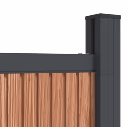 vidaXL Fence Panel Patio Outdoor Privacy Fence Board Garden Picket Fence WPC - brown, 872 x 186 cm - Additional view 8