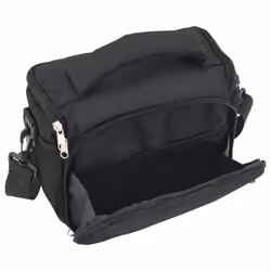 vidaXL Camera Bag with Waterproof Cover Camera Backpack Black Oxford Fabric