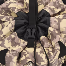 vidaXL Hiking Backpack Rucksack Camel Brown Camouflage 60 L Oxford Fabric - Additional view 5