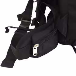 vidaXL Hiking Backpack Lightweight Travel Rucksack Black 80 L Oxford Fabric - Additional view 4