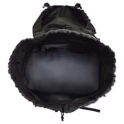 vidaXL Hiking Backpack Lightweight Travel Rucksack Black 80 L Oxford Fabric - Additional view 6