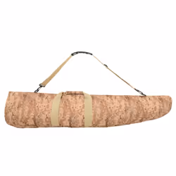 vidaXL Rifle Bag with Shoulder Strap Portable Gun Bag Gun Case Oxford Fabric - brown, 120 x 25 x 7 cm