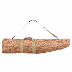 vidaXL Rifle Bag with Shoulder Strap Portable Gun Bag Gun Case Oxford Fabric - brown, 135 x 30 x 7 cm