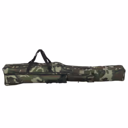 vidaXL Fishing Rod Bag Fishing Pole Bag Green Camouflage 150 cm Oxford Fabric