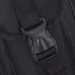 vidaXL Fishing Rod Bag Folding Fishing Rod Reel Bag Black 150 cm Oxford Fabric - Additional view 5