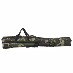 vidaXL Fishing Rod Bag Fishing Pole Bag Green Camouflage 160 cm Oxford Fabric