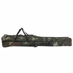 vidaXL Fishing Rod Bag Fishing Pole Bag Green Camouflage 160 cm Oxford Fabric