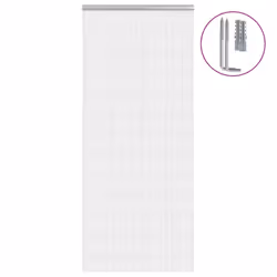 vidaXL Chain Door Fly Screen Chain Curtain Door Screen 90x220 cm Aluminium - 90 x 200 cm