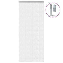 vidaXL Chain Door Fly Screen Chain Curtain Door Screen 90x220 cm Aluminium - 90 x 212 cm