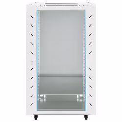 vidaXL Network Cabinet with Feet Office Server Rack Data Cabinet 19" IP20 - grey, 600 x 600 x 1000 mm - Additional view 2
