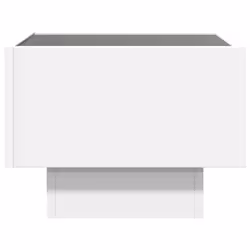 vidaXL Side Table with LED Hallway Tea End Table Sofa Table Engineered Wood - white, 40 x 40 x 30 cm - Additional view 5