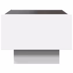 vidaXL Side Table with LED Hallway Tea End Table Sofa Table Engineered Wood - white, 40 x 40 x 30 cm - Additional view 6